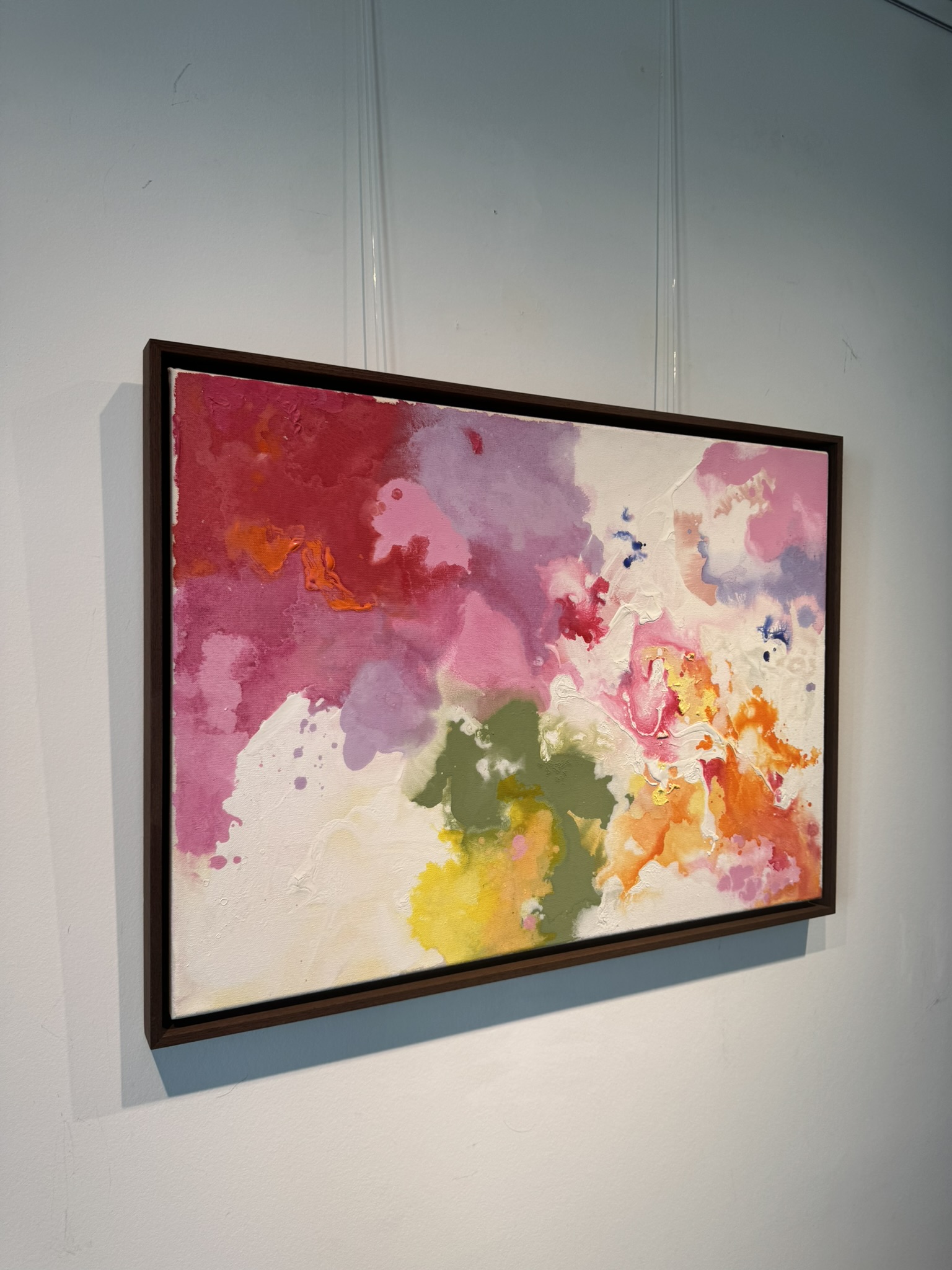 Spielraum - gelöst, 2026, Acryl auf roher Baumwollleinwand, Ansicht 3